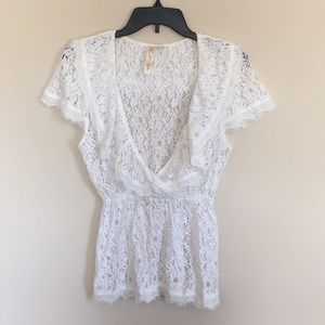 White Lace Blouse